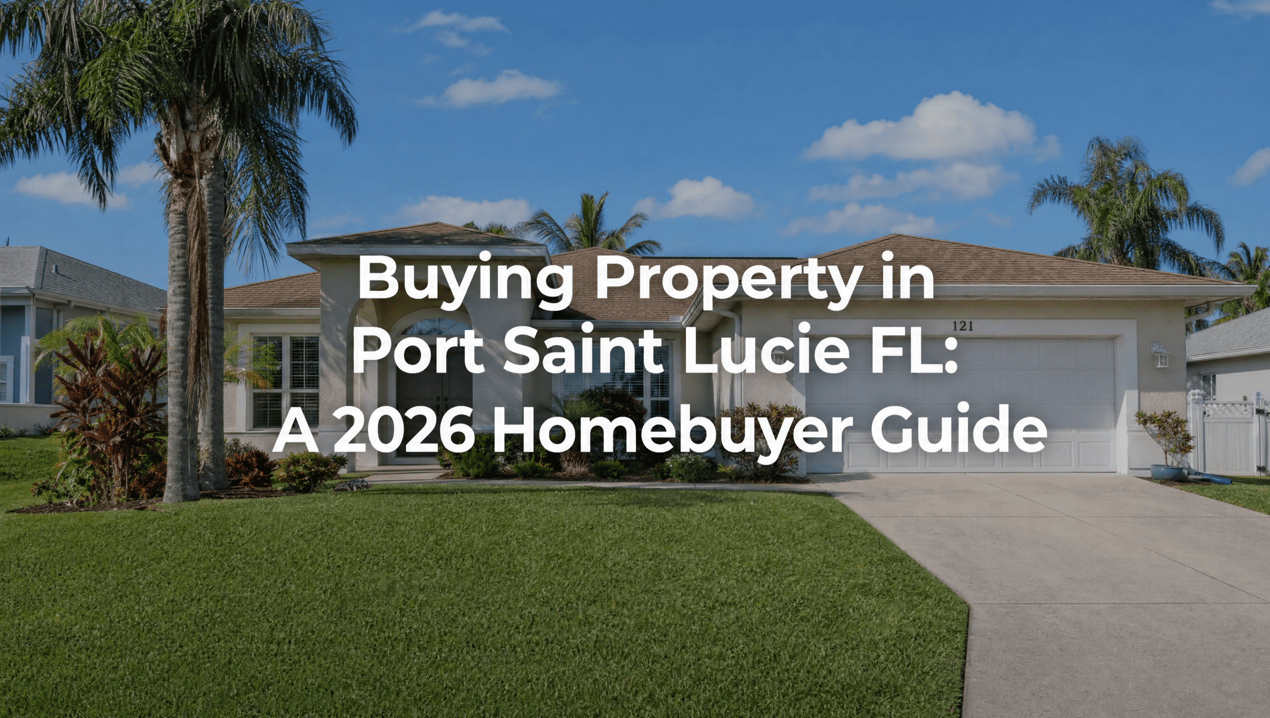 Buying property in Port St. Lucie FL — 2026 homebuyer guide to homes for sale