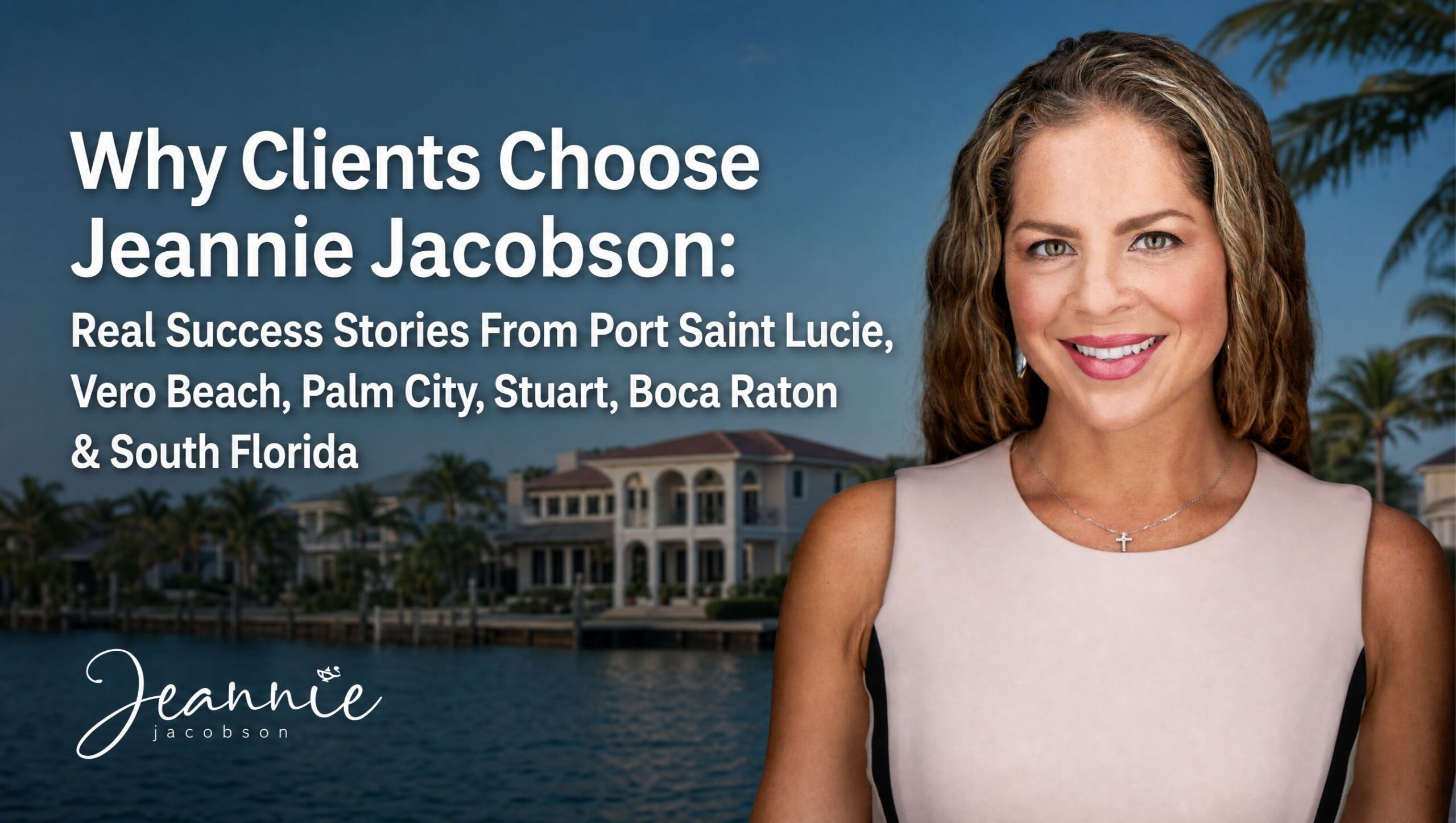 Why Clients Choose Jeannie Jacobson: Real Success Stories From Port Saint Lucie, Vero Beach, Palm City, Stuart, Boca Raton & South Florida