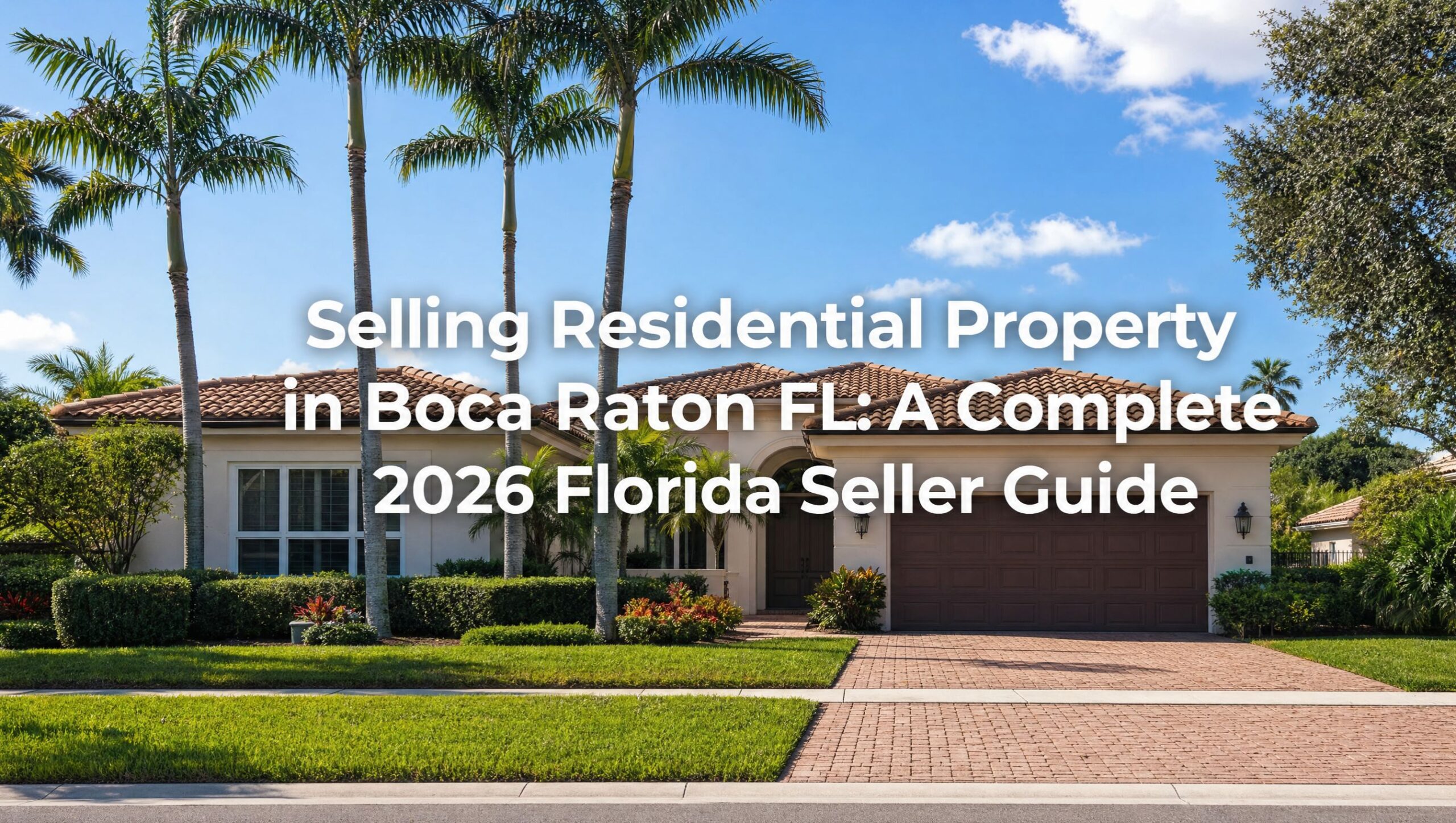 Selling property in Boca Raton FL — 2026 home seller guide