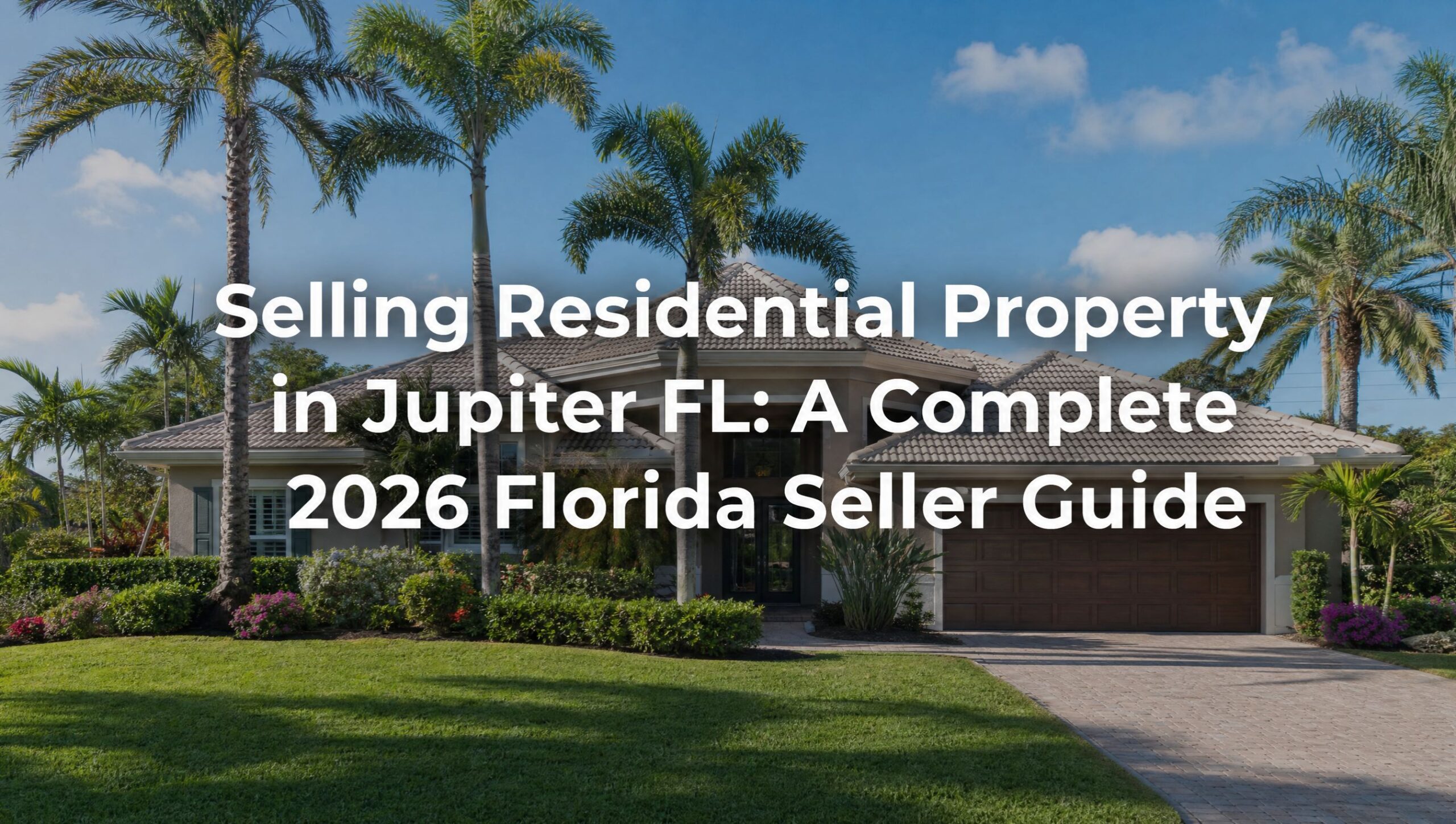 Selling Residential Property in Jupiter FL: A Complete 2026 Florida Seller Guide