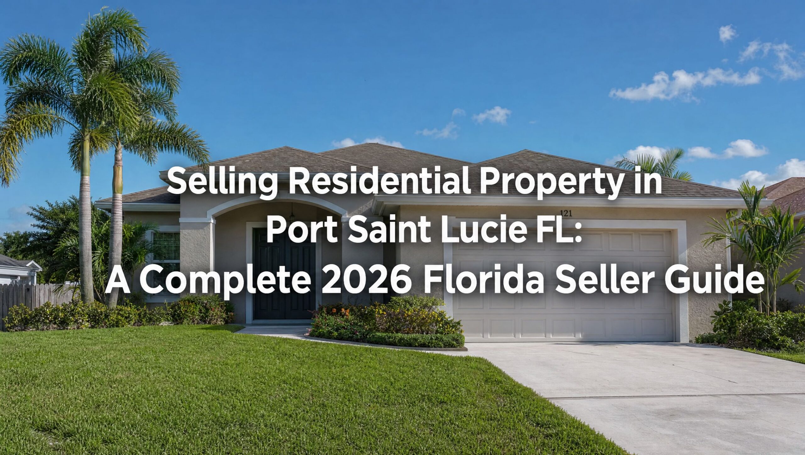 Selling property in Port St. Lucie FL — 2026 home seller guide