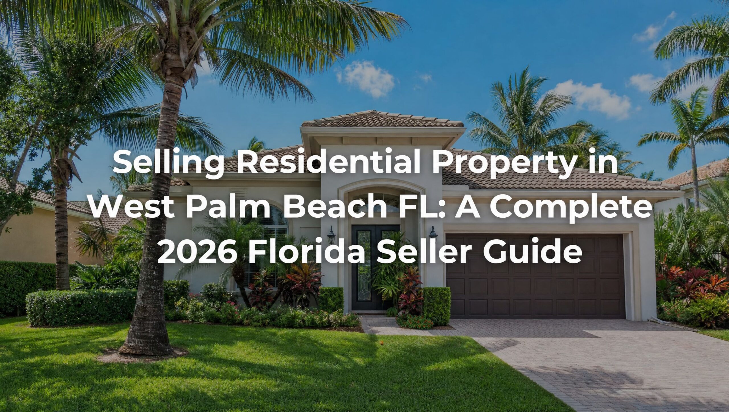 Selling Residential Property in West Palm Beach FL: A Complete 2026 Florida Seller Guide