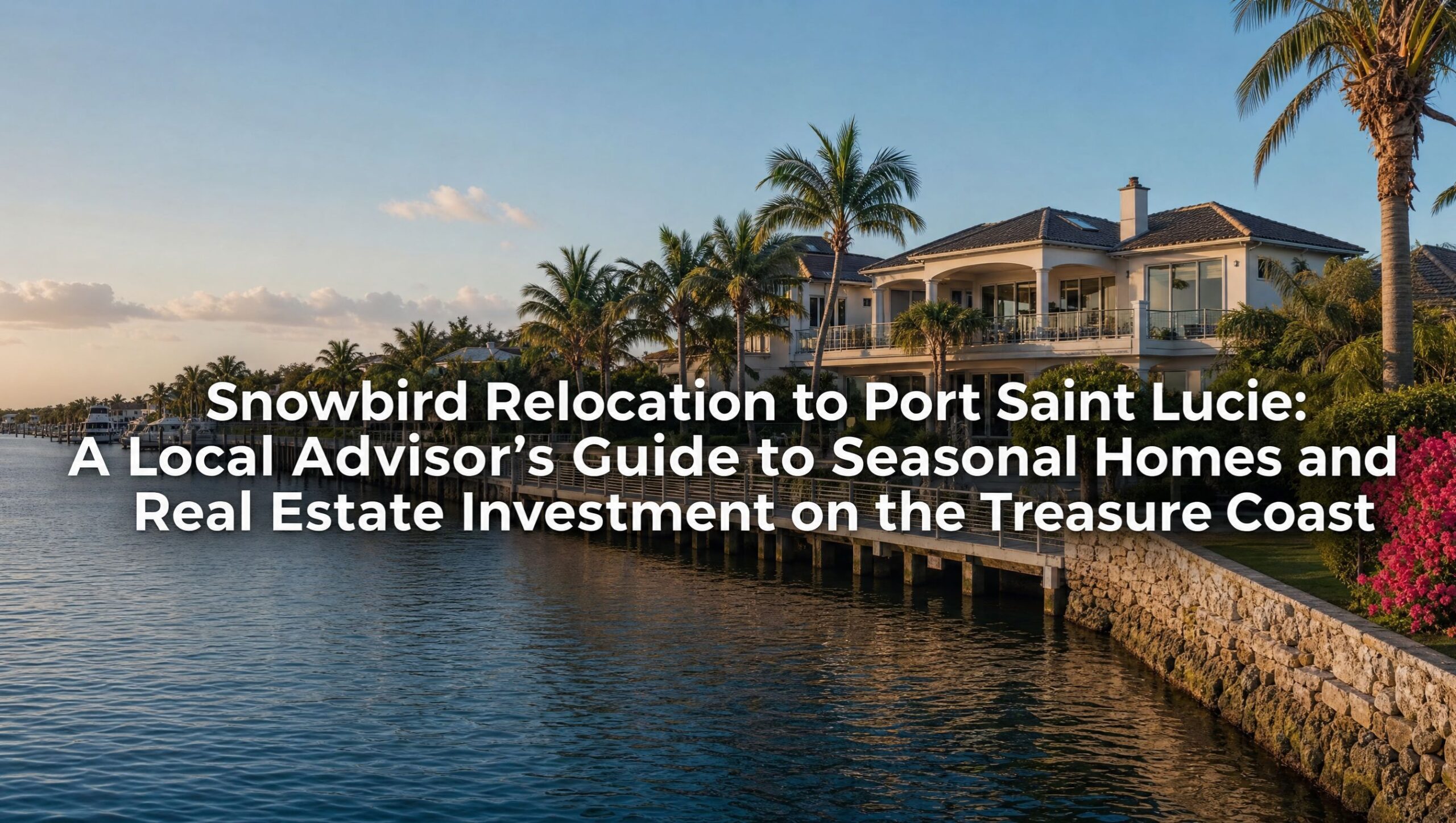 Snowbird Relocation to Port Saint Lucie: A Local Advisor’s Guide to Seasonal Homes and Real Estate Investment on the Treasure Coast