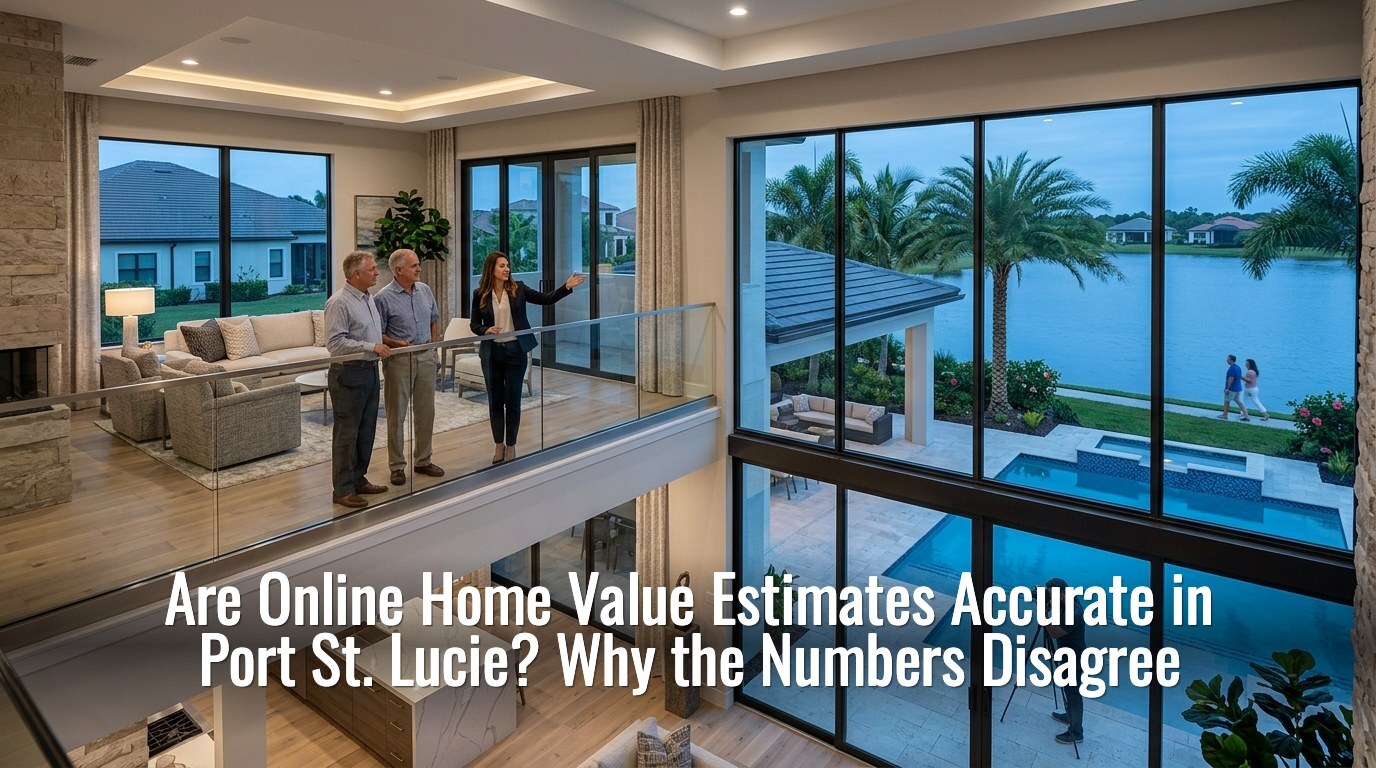 Online home value estimates in Port St. Lucie — automated valuation vs true market value on the Treasure Coast