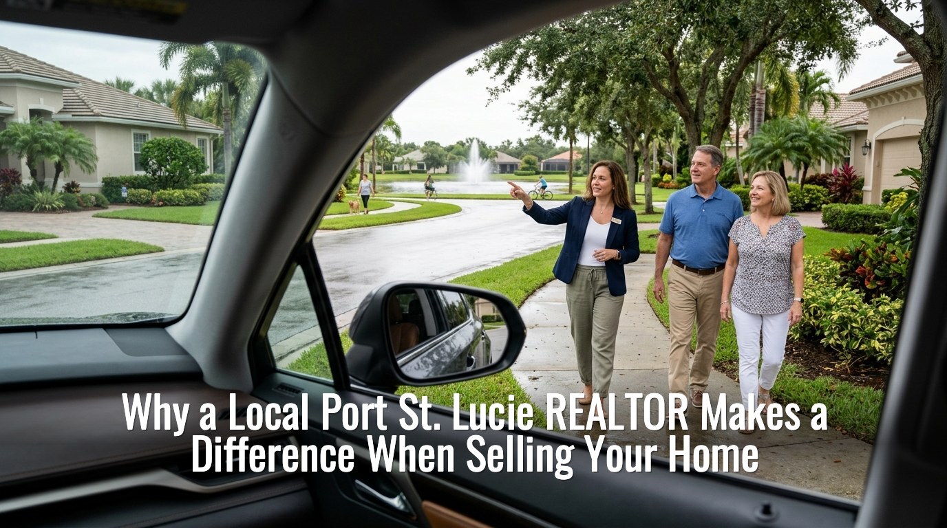 Local Port St. Lucie REALTOR — neighborhood market knowledge for selling a home on the Treasure Coast