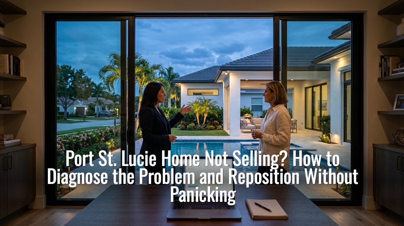 Port St. Lucie Home Not Selling? How to Diagnose the Problem and Reposition Without Panicking