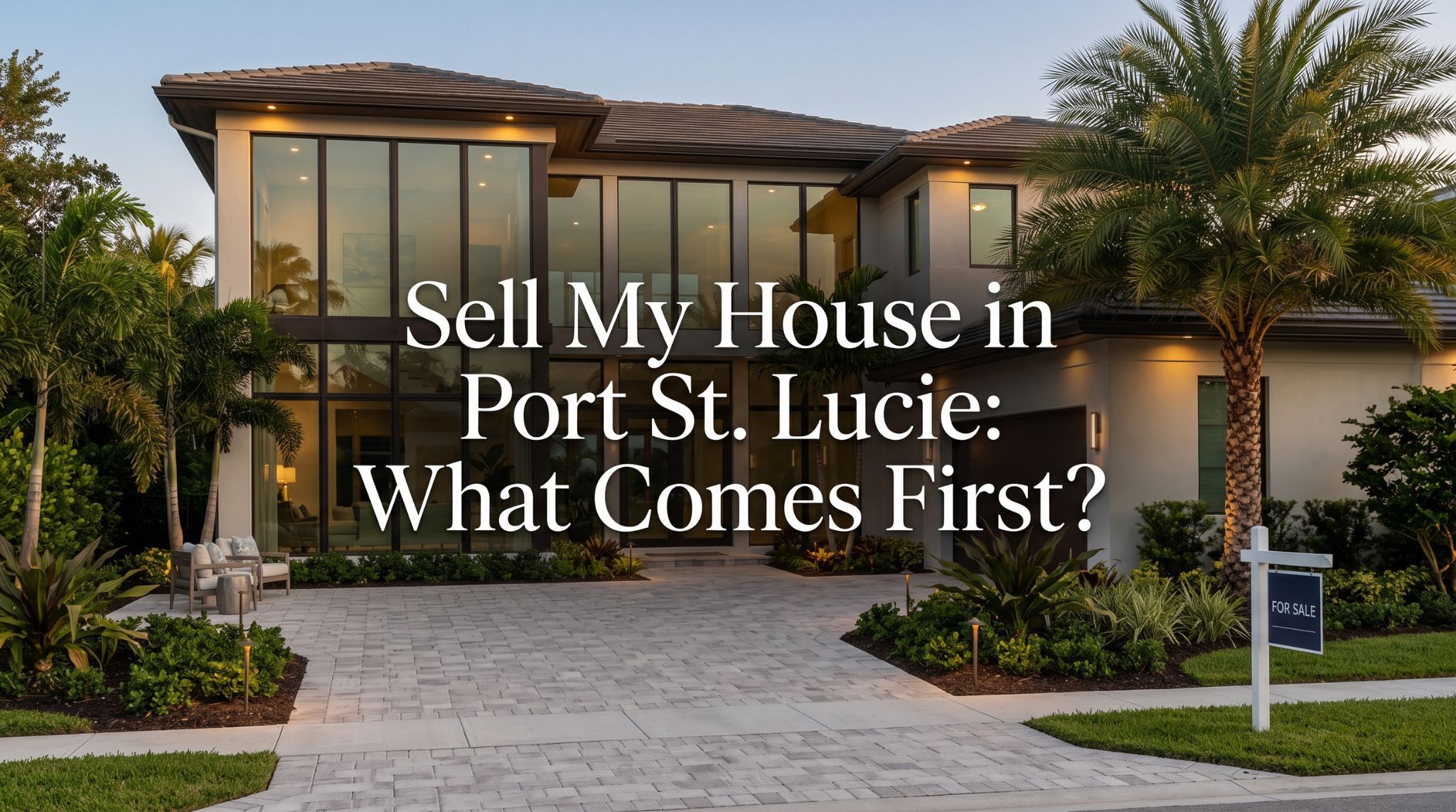 Sell My House in Port St. Lucie: What Comes First?