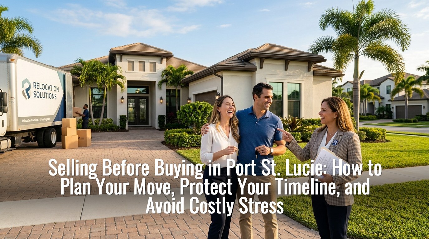 Selling Before Buying in Port St. Lucie: How to Plan Your Move, Protect Your Timeline, and Avoid Costly Stress