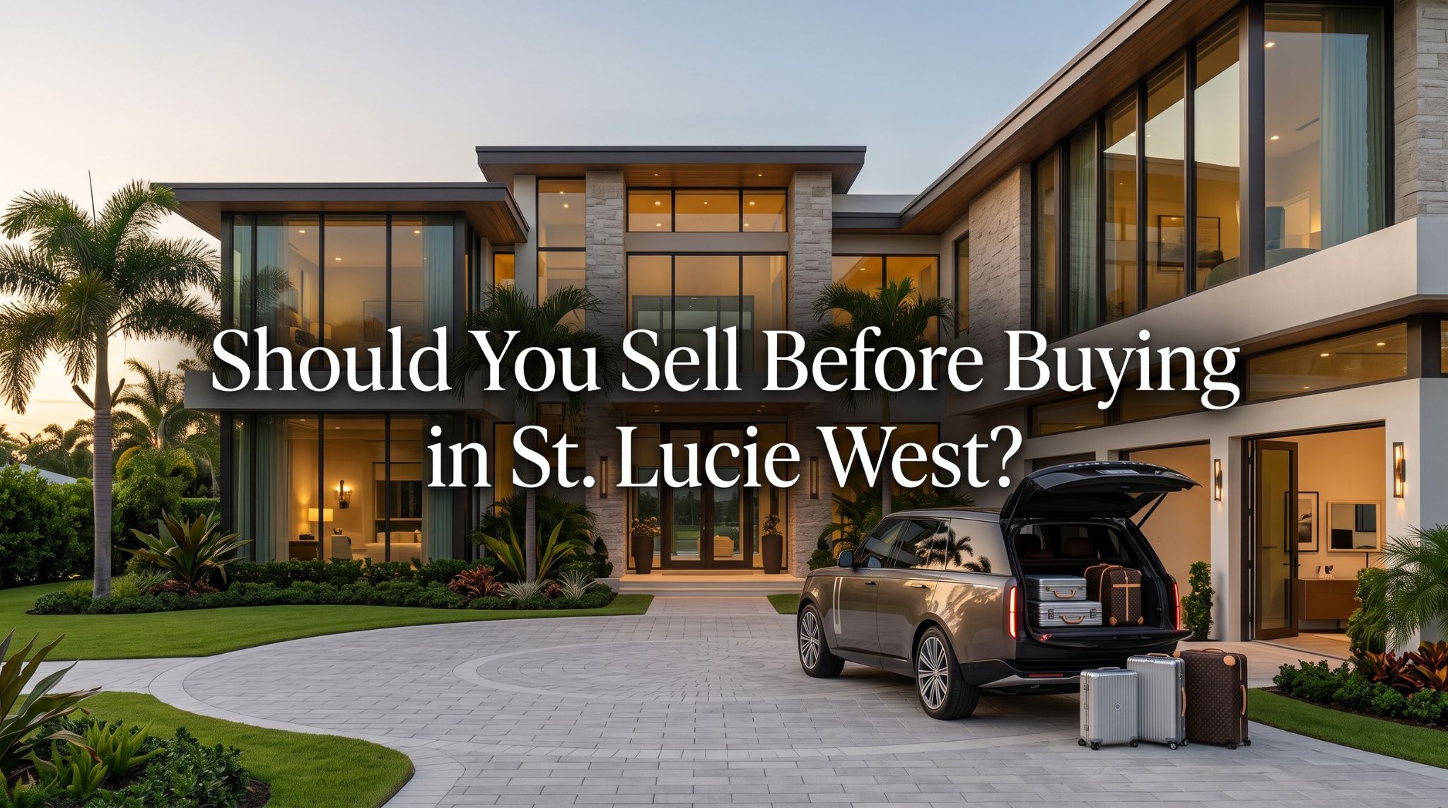 Should You Sell Before Buying in St. Lucie West?