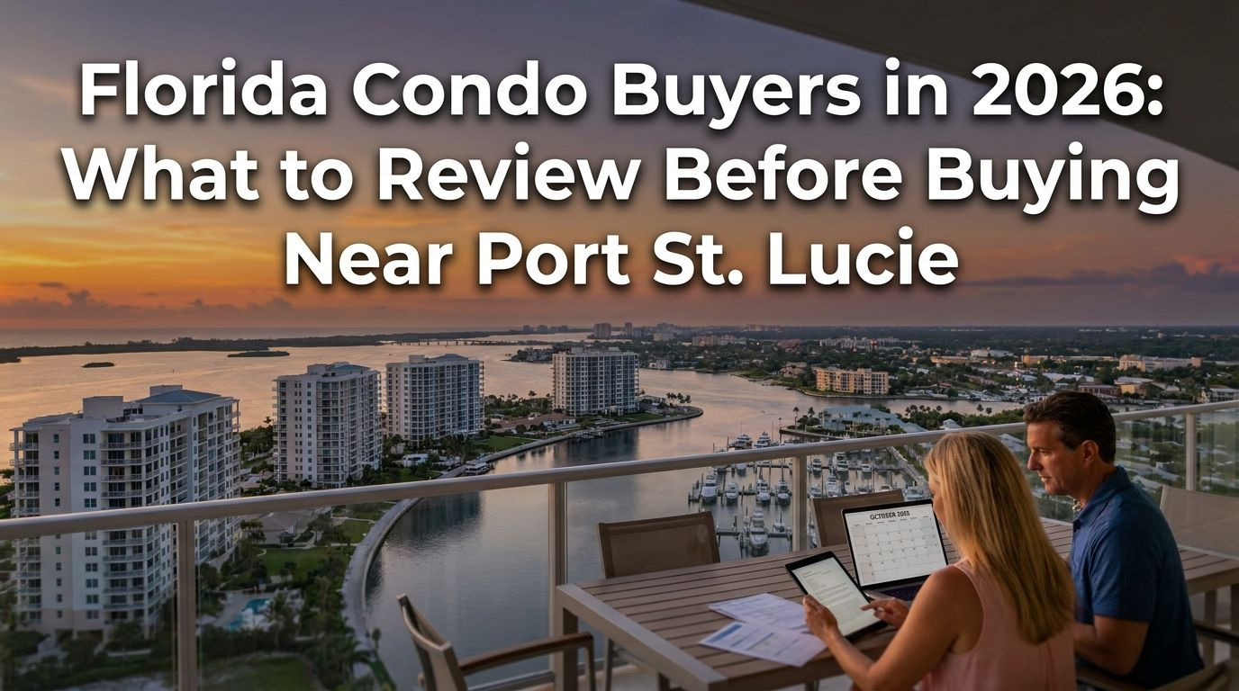 Florida Condo Buyers in 2026: What to Review Before Buying Near Port St. Lucie
