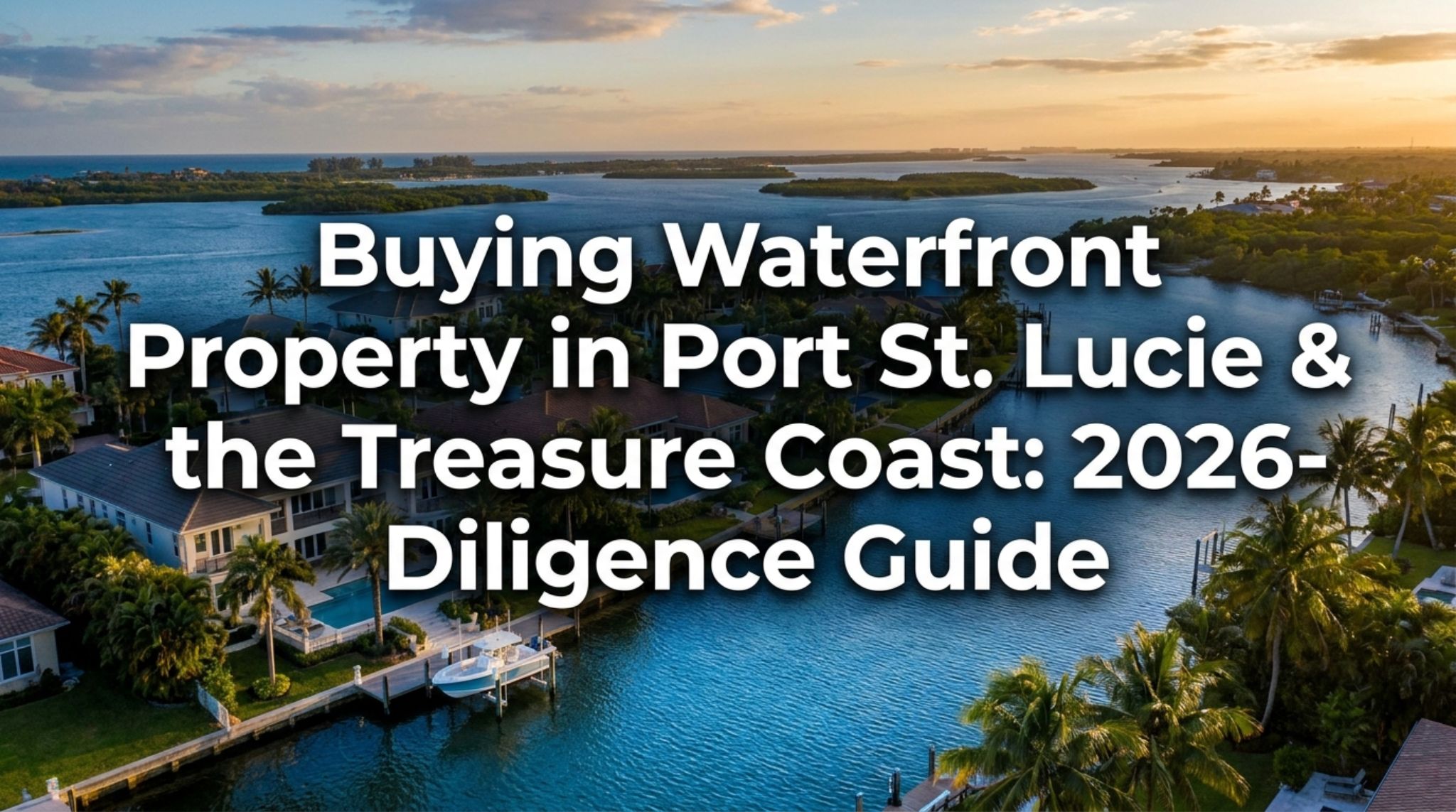 Buying Waterfront Property in Port St. Lucie & the Treasure Coast: 2026 Due-Diligence Guide