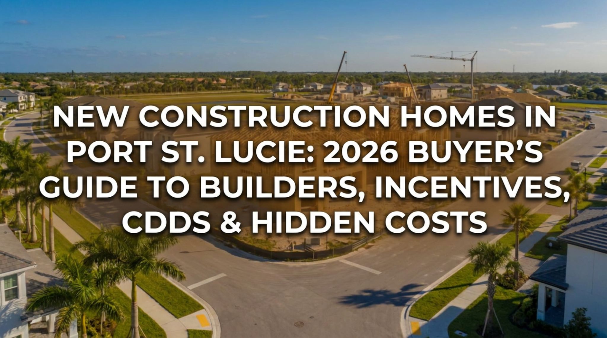 New Construction Hidden Costs in Port St. Lucie: Builders, Incentives and CDDs
