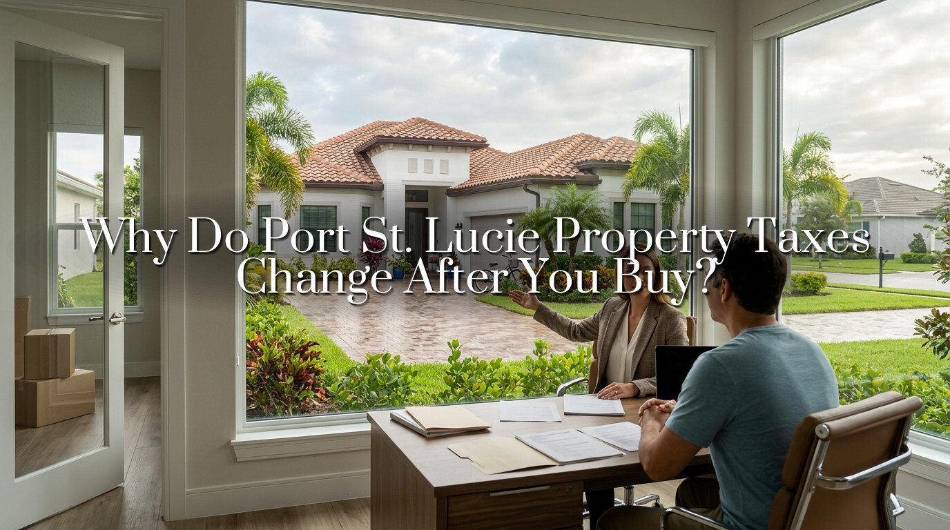 Why Do Port St. Lucie Property Taxes Change After You Buy?