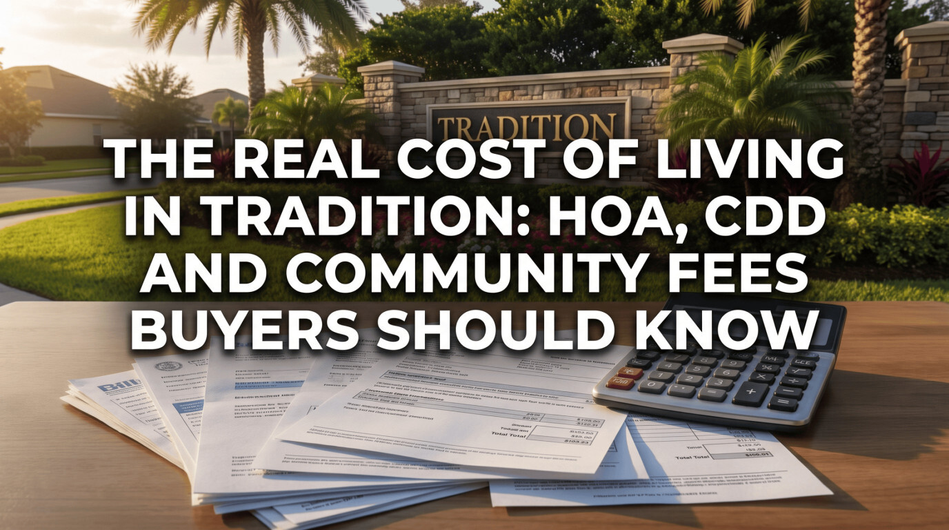 What Are HOA and CDD Fees in Tradition, Port St. Lucie?