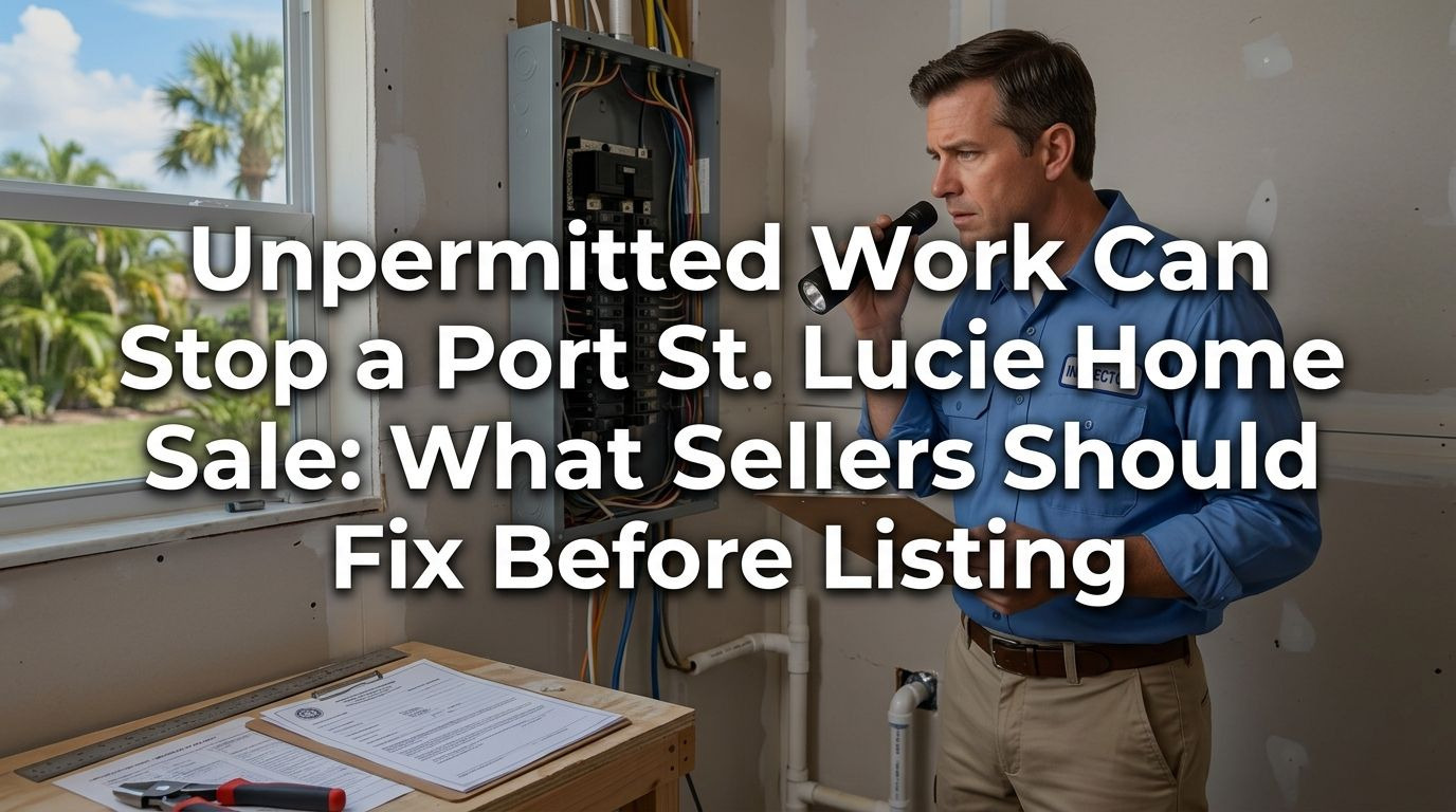 Unpermitted Work Can Stop a Port St. Lucie Home Sale: What Sellers Should Fix Before Listing