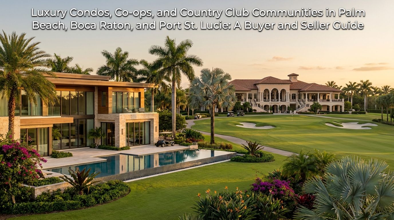 Luxury Condos, Co-ops & Country Club Communities in Palm Beach, Boca Raton & Port St. Lucie