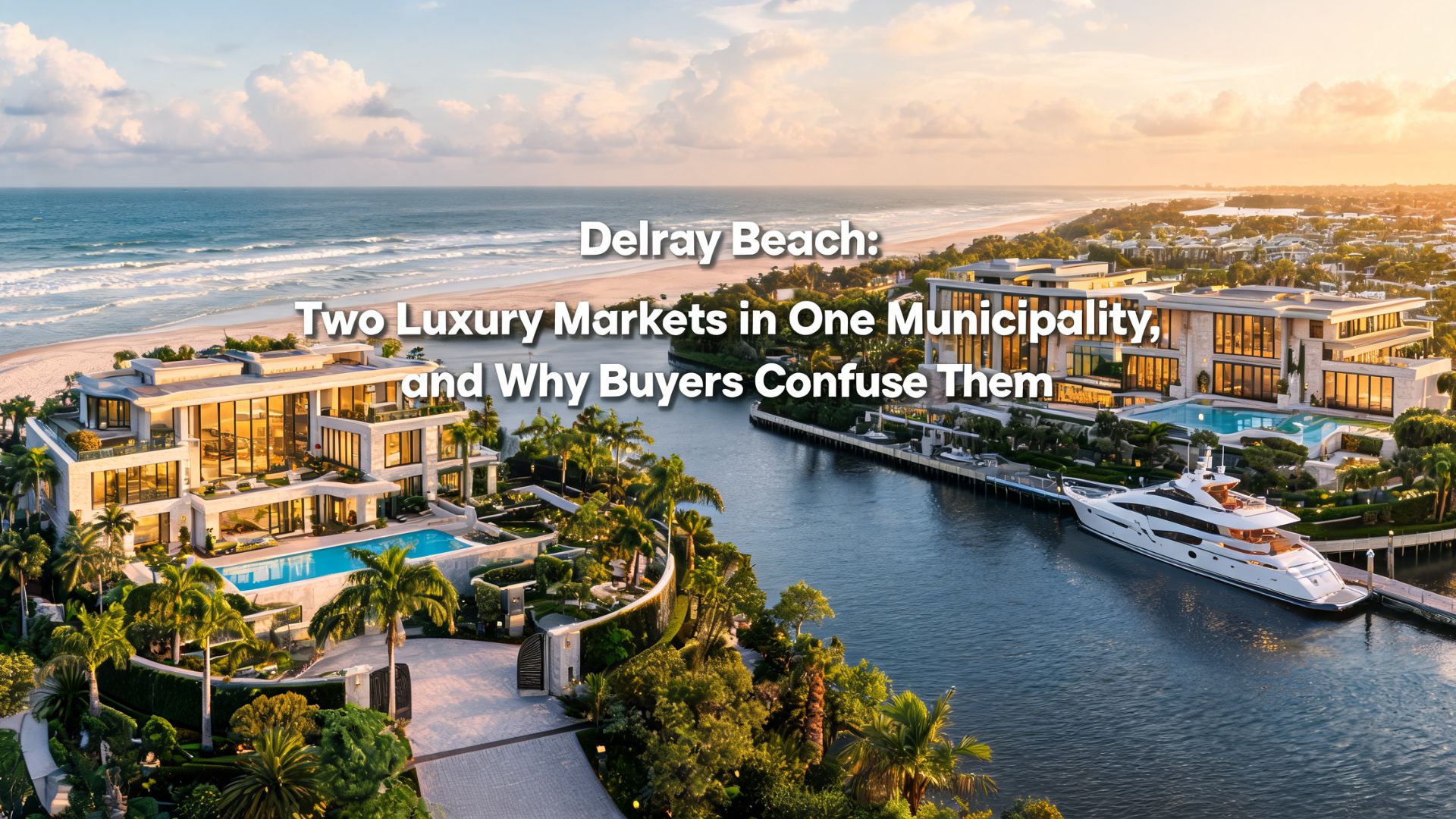 Delray Beach: Two Luxury Markets in One Municipality, and Why Buyers Confuse Them