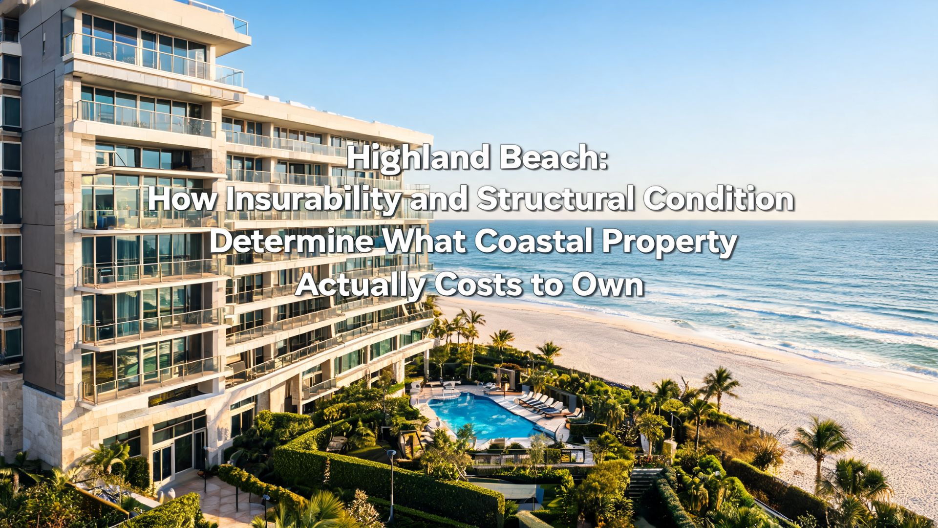 Highland Beach: How Insurability and Structural Condition Determine What Coastal Property Actually Costs to Own