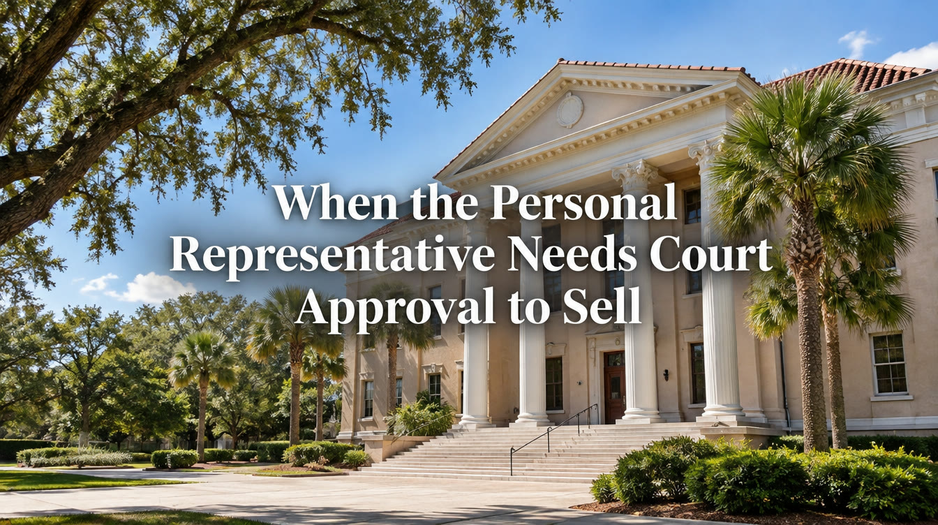 When a Personal Representative Needs Court Approval to Sell a Florida Home in Port St. Lucie