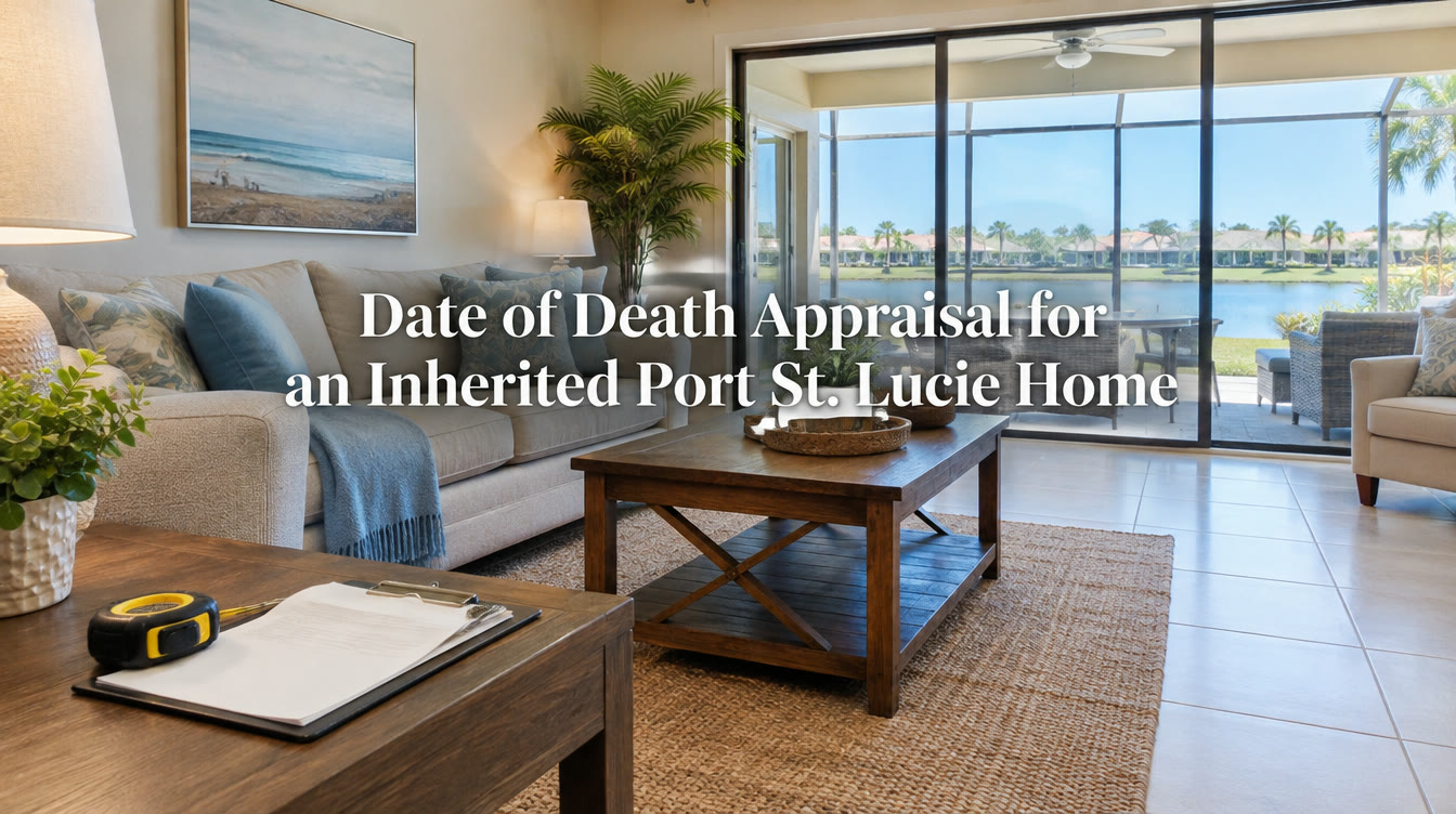 Date of Death Appraisal: How to Price an Inherited Home in Port St. Lucie