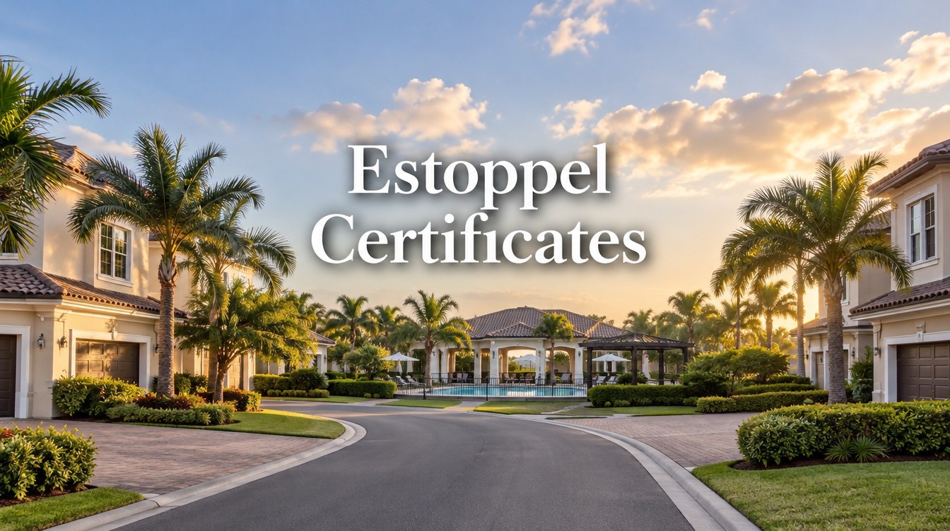 Estoppel Certificate Florida Seller Guide: Association Approval, Fees and the Closing Timeline