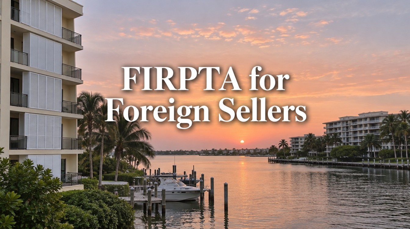 FIRPTA Withholding Florida Home Sale Rules: A Guide for Canadian and Other Foreign Sellers