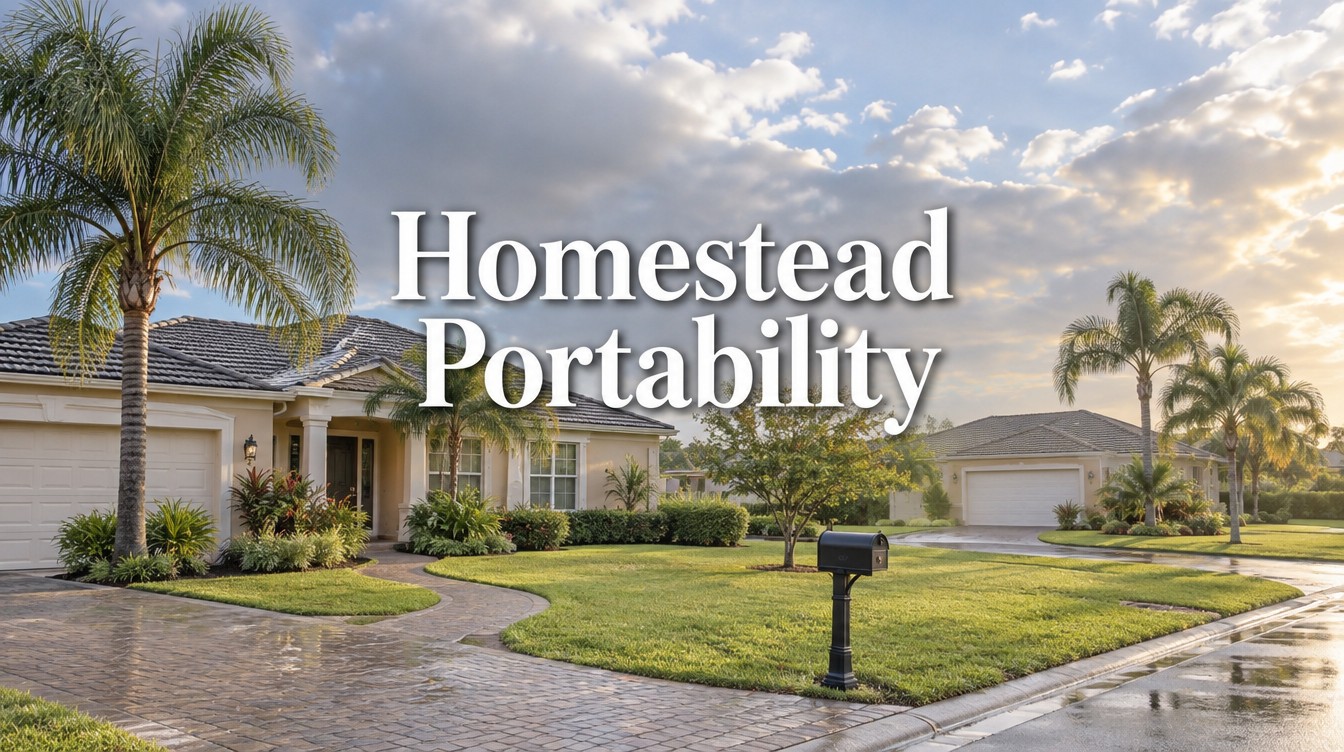Florida Homestead Portability When Selling: How to Carry Your Save Our Homes Savings to Your Next Home