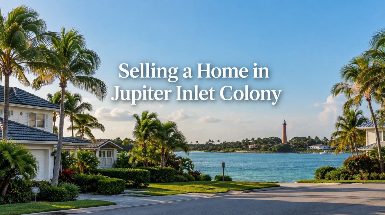 Jupiter Inlet Colony homes for sale and real estate guide for sellers
