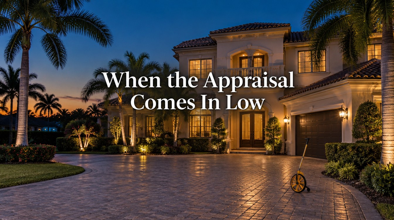 Low Appraisal Options for Sellers: What to Do When the Appraisal Comes In Low