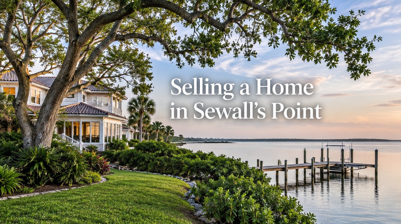 Sewall's Point FL homes for sale and waterfront real estate guide for sellers, Martin County