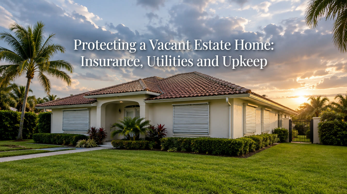 Unoccupied House Insurance After Death: Protecting a Vacant Estate Home in Port St. Lucie